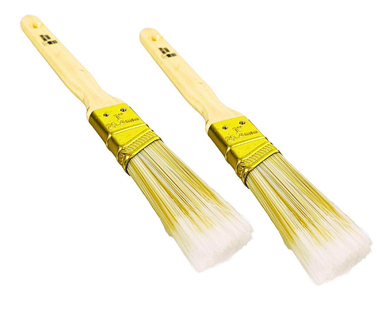 1" Wide Bristle Brush for House Painting, Varnish or Lacquer (Pack of: 2) - TZ63-28440-Z02