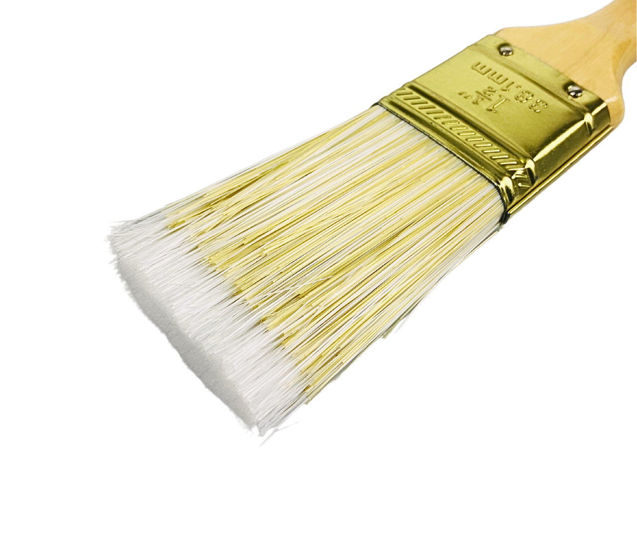 1.5" Wide Bristle Brush for House Painting, Varnish or Lacquer, Wooden Handle (Pack of: 2) - TZ63-28441-Z02