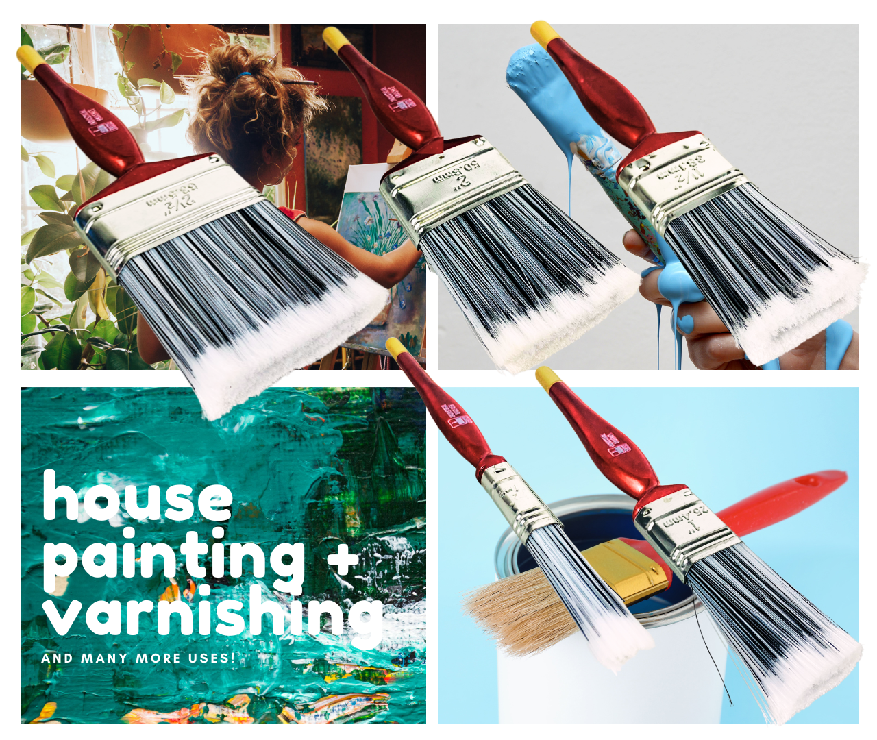 5 Pc. Painter's Brush Set - TZ63-28487