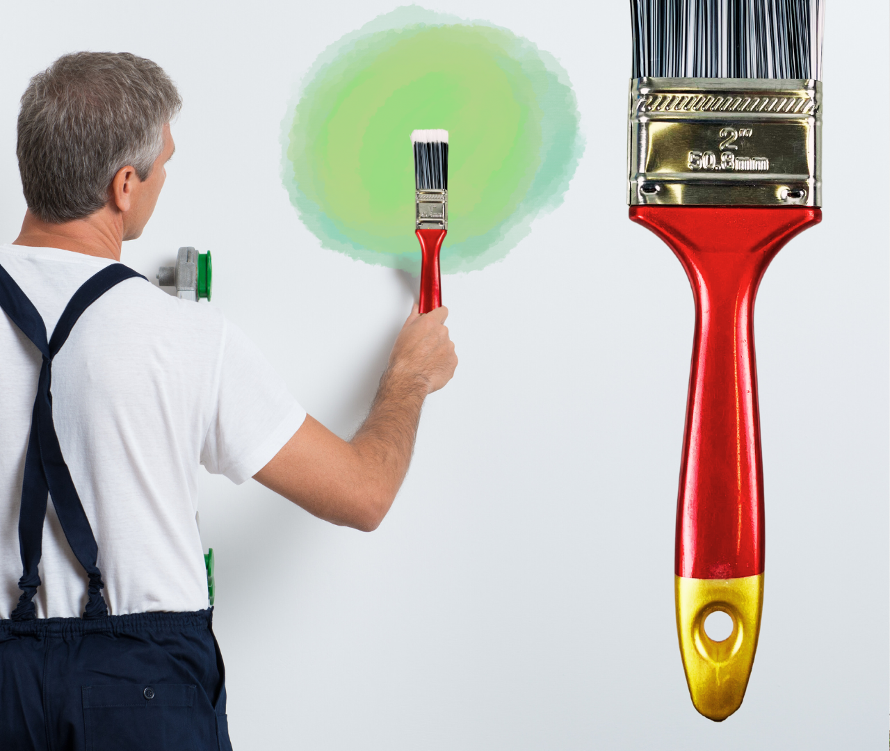 10 Piece Paintbrush Set - 1/2" - 2.5" Width  - TZ6377