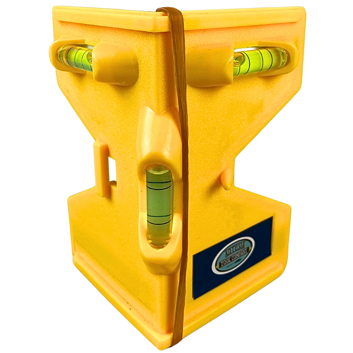 Angle Post Level with Magnetic Base & Elastic Strap