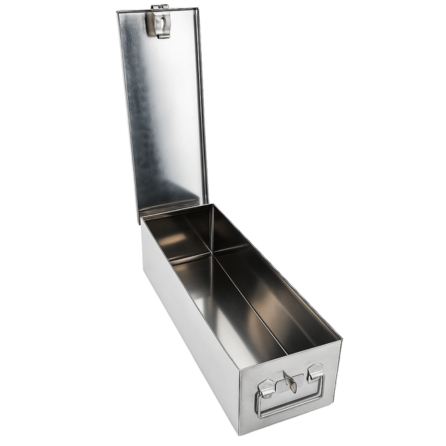 Stainless Steel "safety Deposit" Style Box  - U-44050