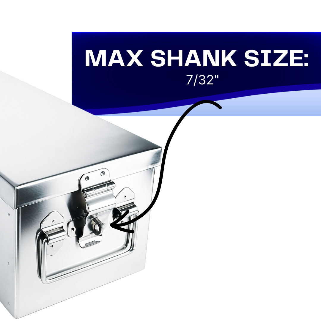 Stainless Steel "safety Deposit" Style Box  - U-44050