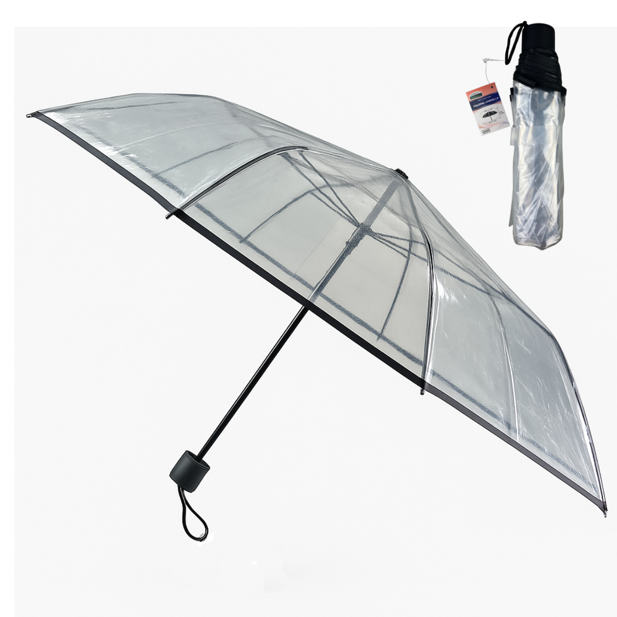 Clear Folding Umbrella