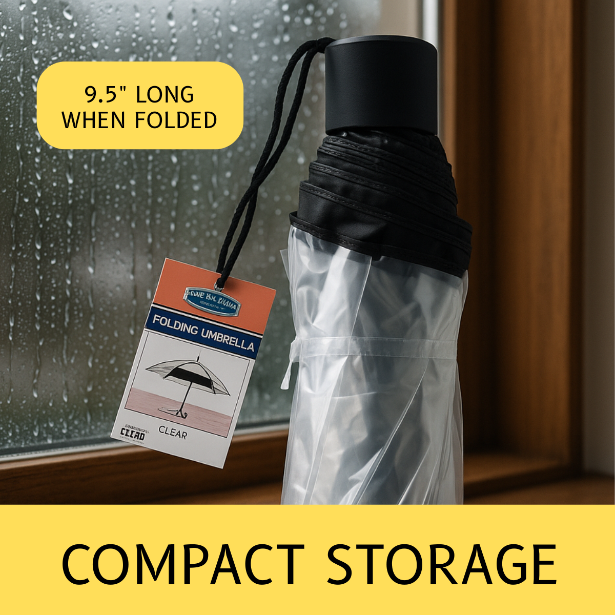 Clear Folding Umbrella