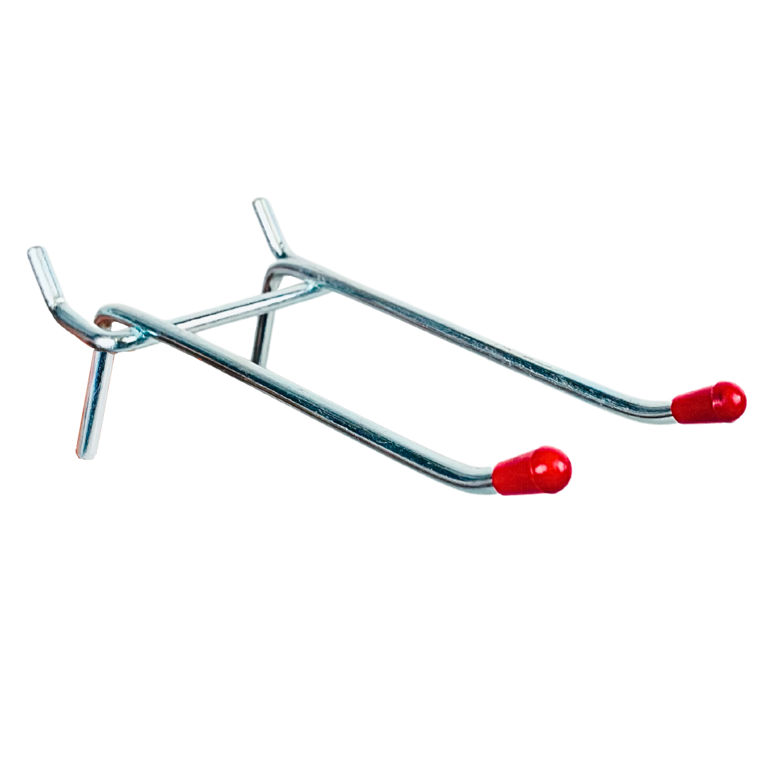 4 Pc. 4" Double Prong Hooks  - HW-20044