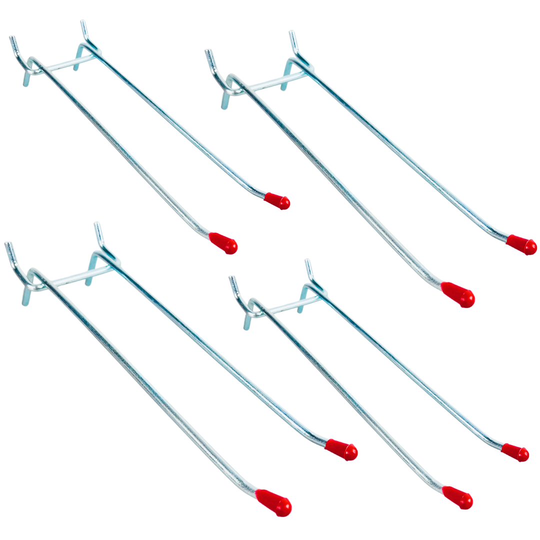 4 Piece Set of Double Prong Peg Hooks  - HW-20064