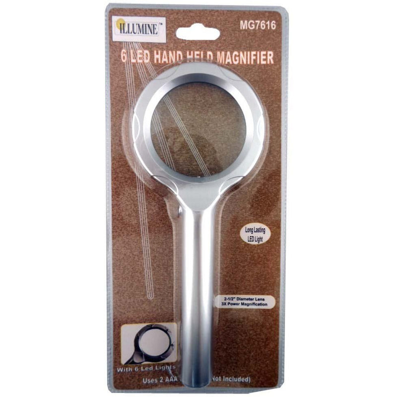 2.25X Illuminated Hand-Held Magnifier - MG-07616 - ToolUSA