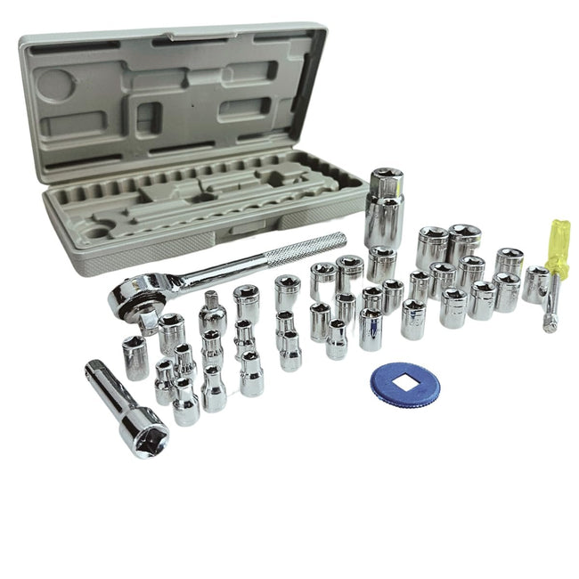 ATC 40-Piece 1/4" & 3/8" Drive Socket Set with Spark Plug Socket