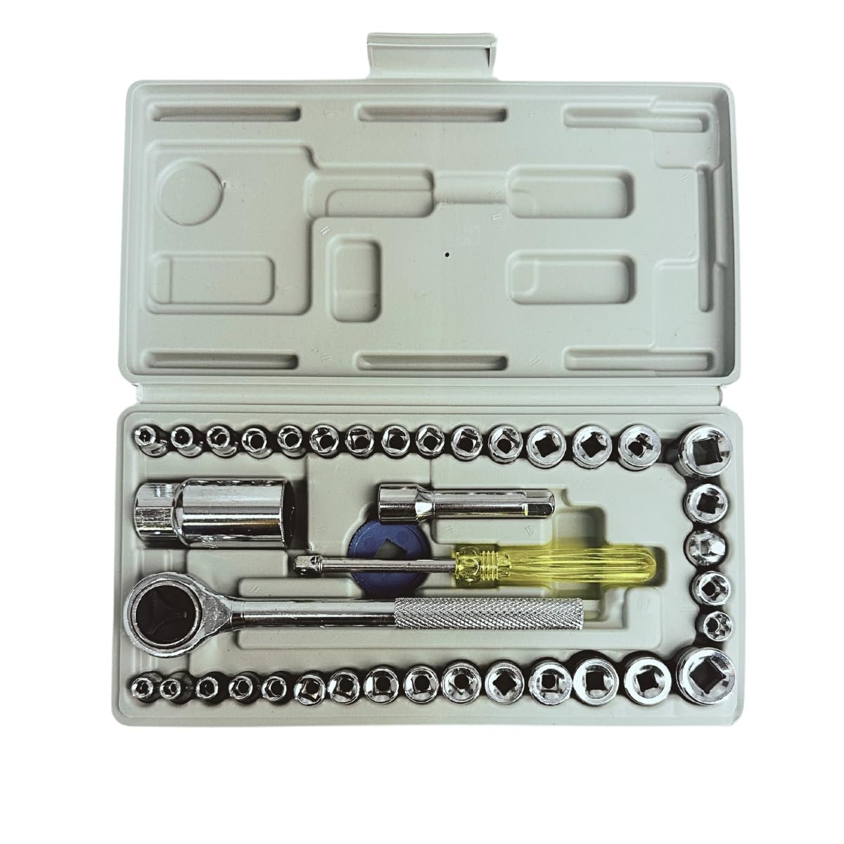 ATC 40-Piece 1/4" & 3/8" Drive Socket Set with Spark Plug Socket