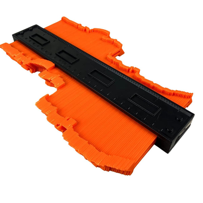 PRECISE 10 inch Contour Gauge for Precise Tracing, Orange