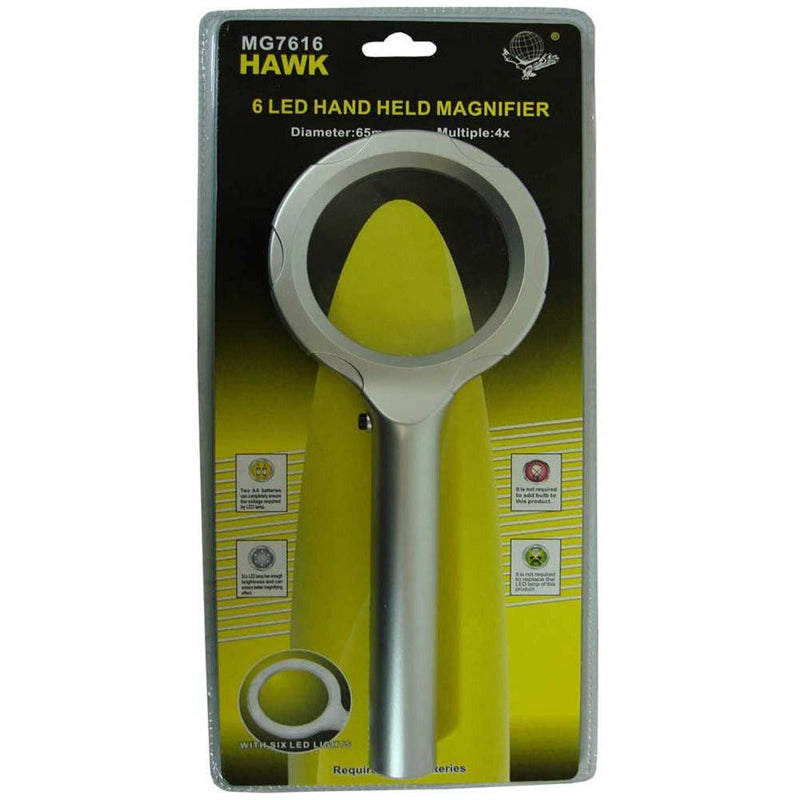 2.25X Illuminated Hand-Held Magnifier - MG-07616 - ToolUSA