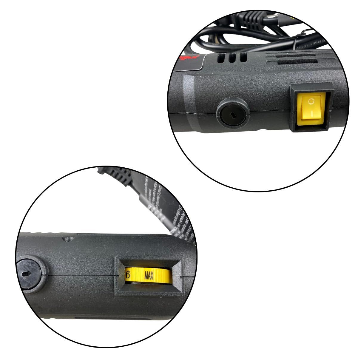 ATC 40 Pieces Variable Speed Rotary Tool | Polishing Wheels, Cut-off Wheels, Grinding Stone | Case Included