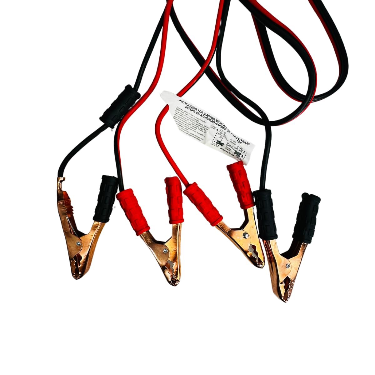 ROAD GENIE 12-Piece Roadside Emergency Tool and Auto Kit with Jumper Cables, Warning Triangle, Gas Siphon, Mylar Blanket, Bungee Cords, Glow Sticks, Gloves, Flashlight, Tire Gauge, Carrying Case