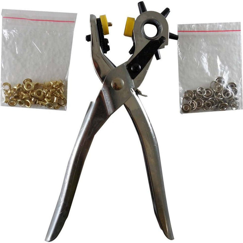 3-In-1 Plier with Hole Puncher, Snap Tool & Eyelet Maker - TP-83106 - ToolUSA