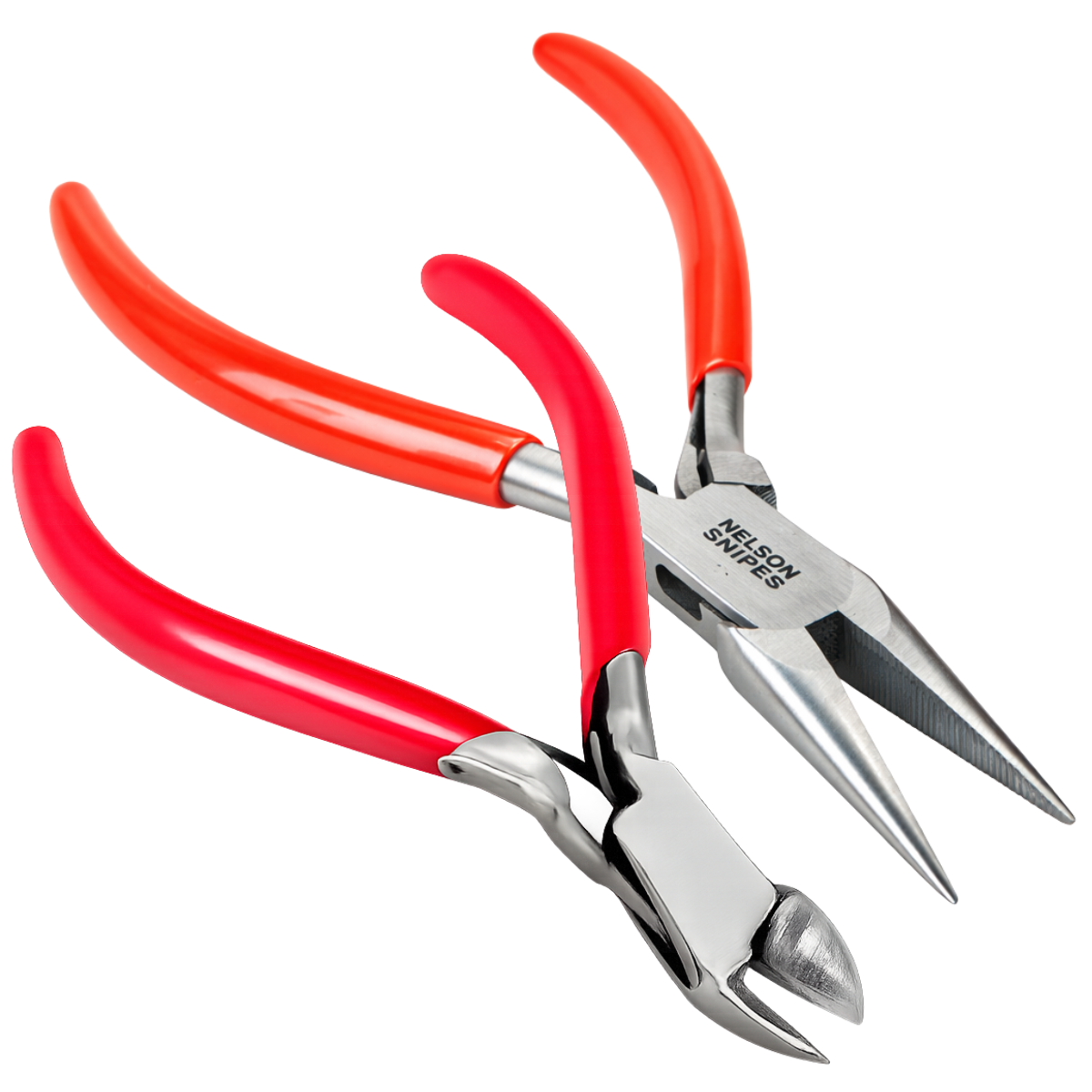 5" Stainless Steel Jewelry Tool Set | Chain Nose Pliers + Side Cutter | Box Joint Precision Tools for Jewelry Making, Beading, Wire Wrapping & DIY Crafts