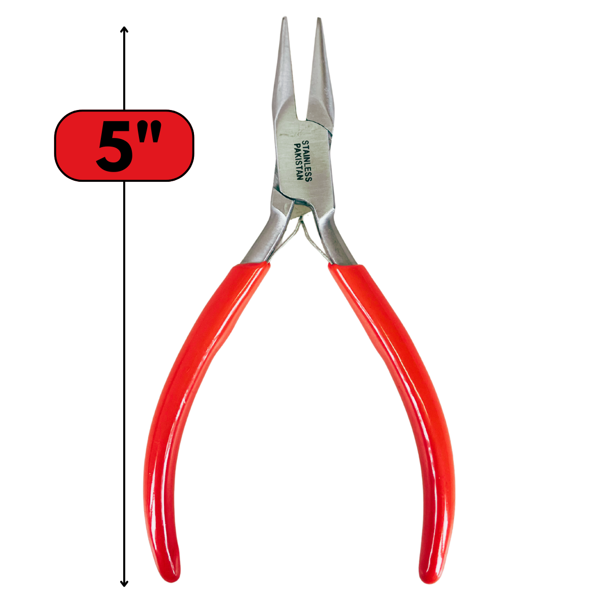 5" Stainless Steel Jewelry Tool Set | Chain Nose Pliers + Side Cutter | Box Joint Precision Tools for Jewelry Making, Beading, Wire Wrapping & DIY Crafts