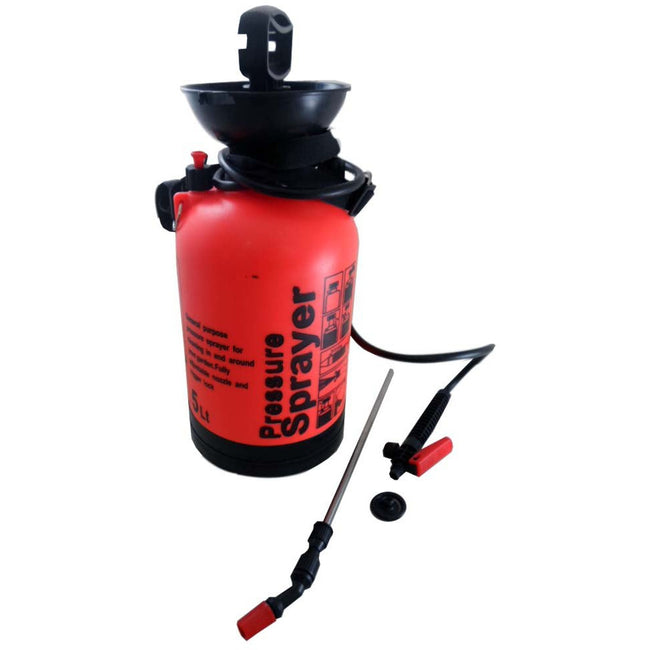 1-1/4 Gallon Capacity Pressure Sprayer Suitable For Many Applications, Made Of Polyethylene: GT51-125S-YT - GT51-125S-YT - ToolUSA