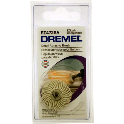 1" Diameter Detail Abrasive Brush - Built-in Polishing Compound - LDRE-EZ472SA - ToolUSA