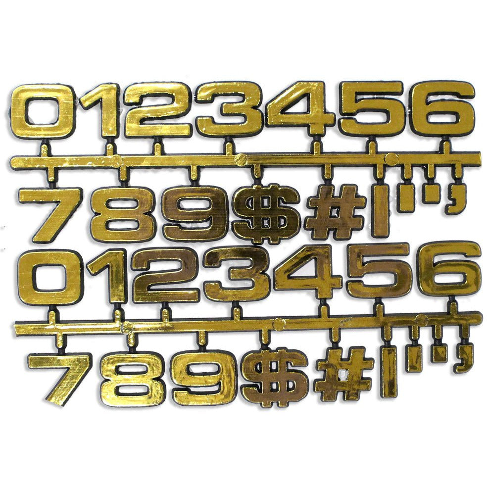1 Inch Self-Adhesive Number Set for Sign-Making - CR-28813 – ToolUSA