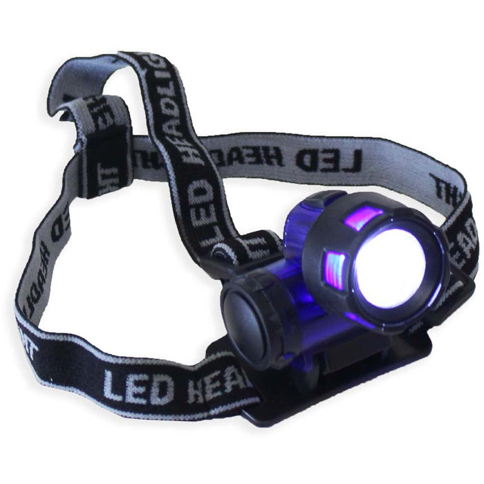 1 Watt Headlamp with Adjustable Strap & Swivel Light - LKCO-42800 - ToolUSA