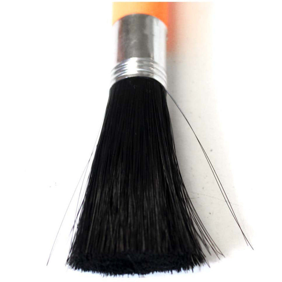 10-1/2 Inch Cleaning Brush, 3-Inch Long Nylon Bristles - TZ6315-YH - ToolUSA