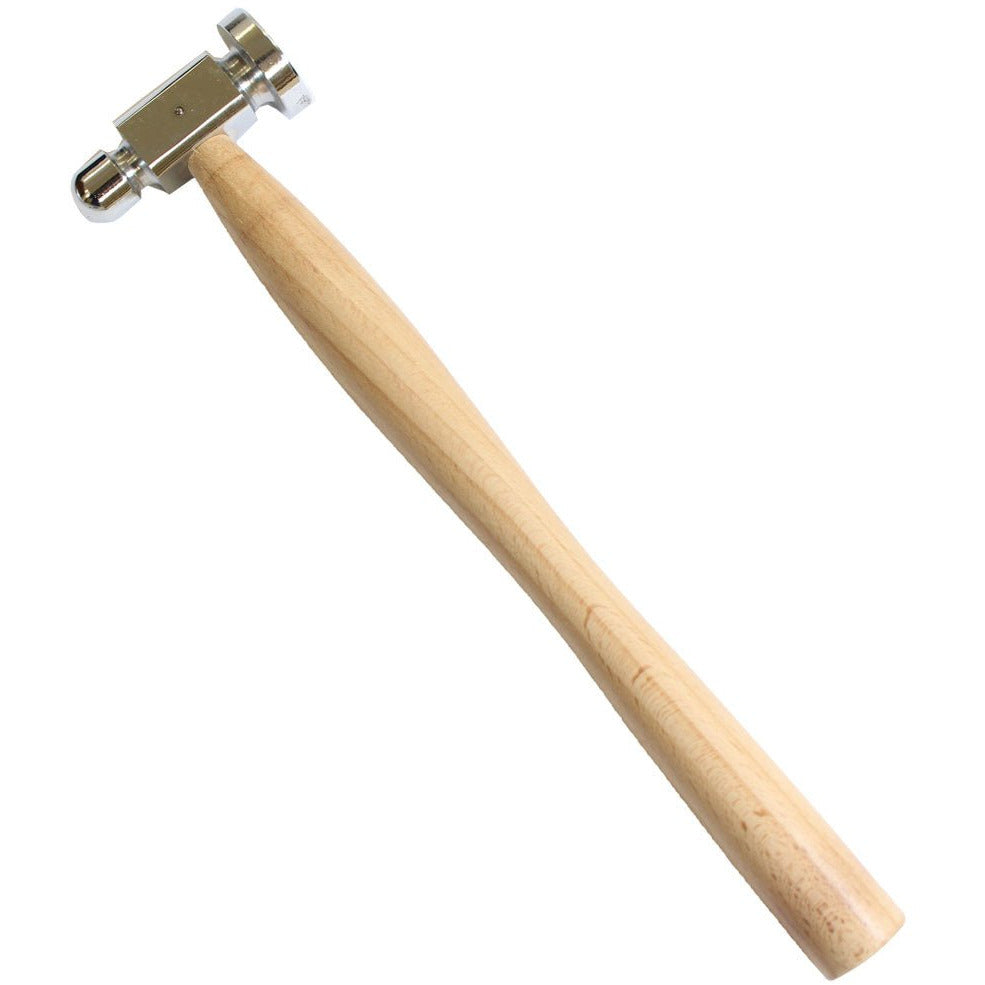10 Inch Ball Pein Hammer With Mirror Finish Head and Solid Wood Handle - PH255-FT - ToolUSA