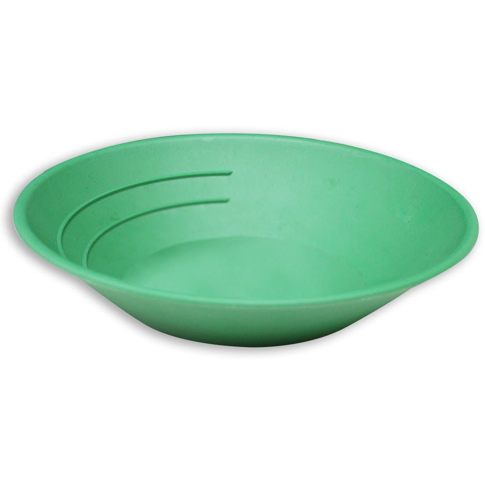 10 Inch Green Plastic Gold Miner's Pan (Pack of: 1) - TJ8-PLATE-1G - ToolUSA