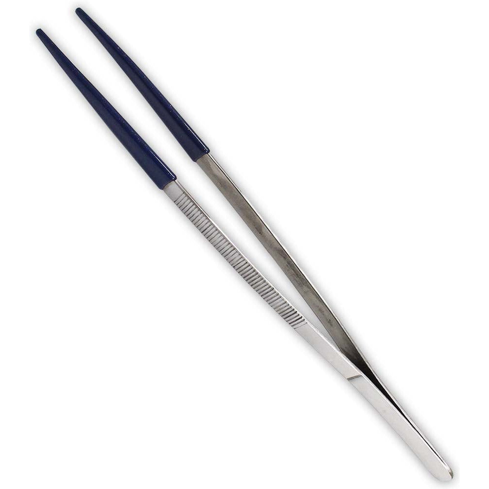 10-Inch Long Steam Tweezers with Coated Tips - S1-18569 - ToolUSA