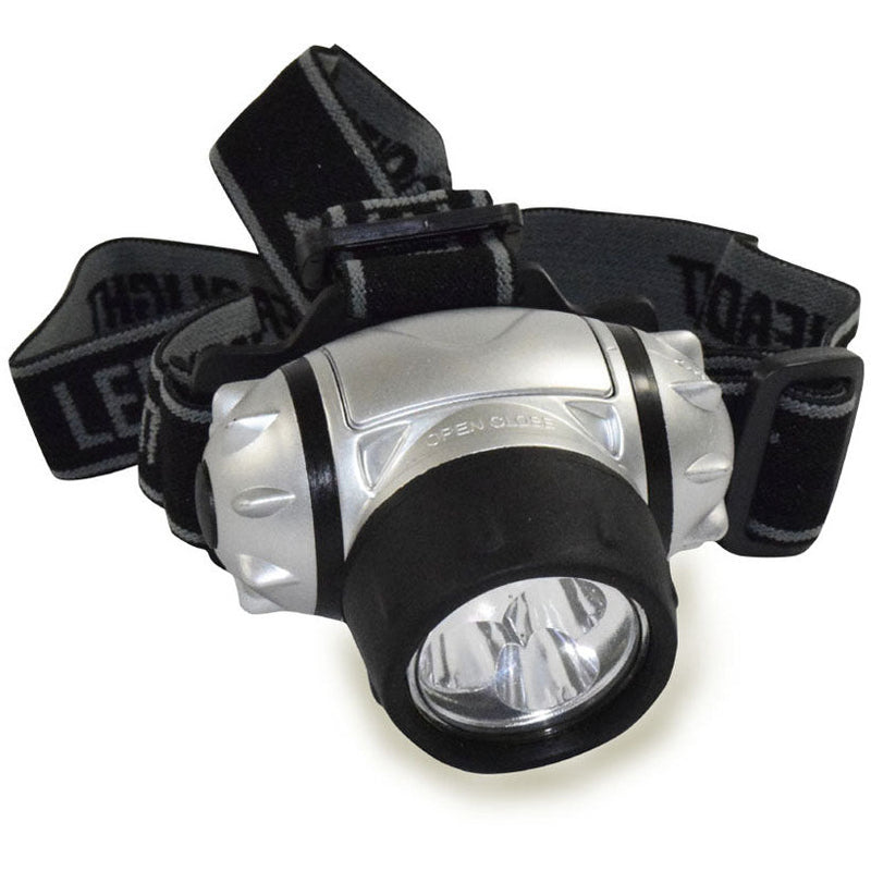 10-LED Headlight with Mounting Strap - FL-54680 - ToolUSA