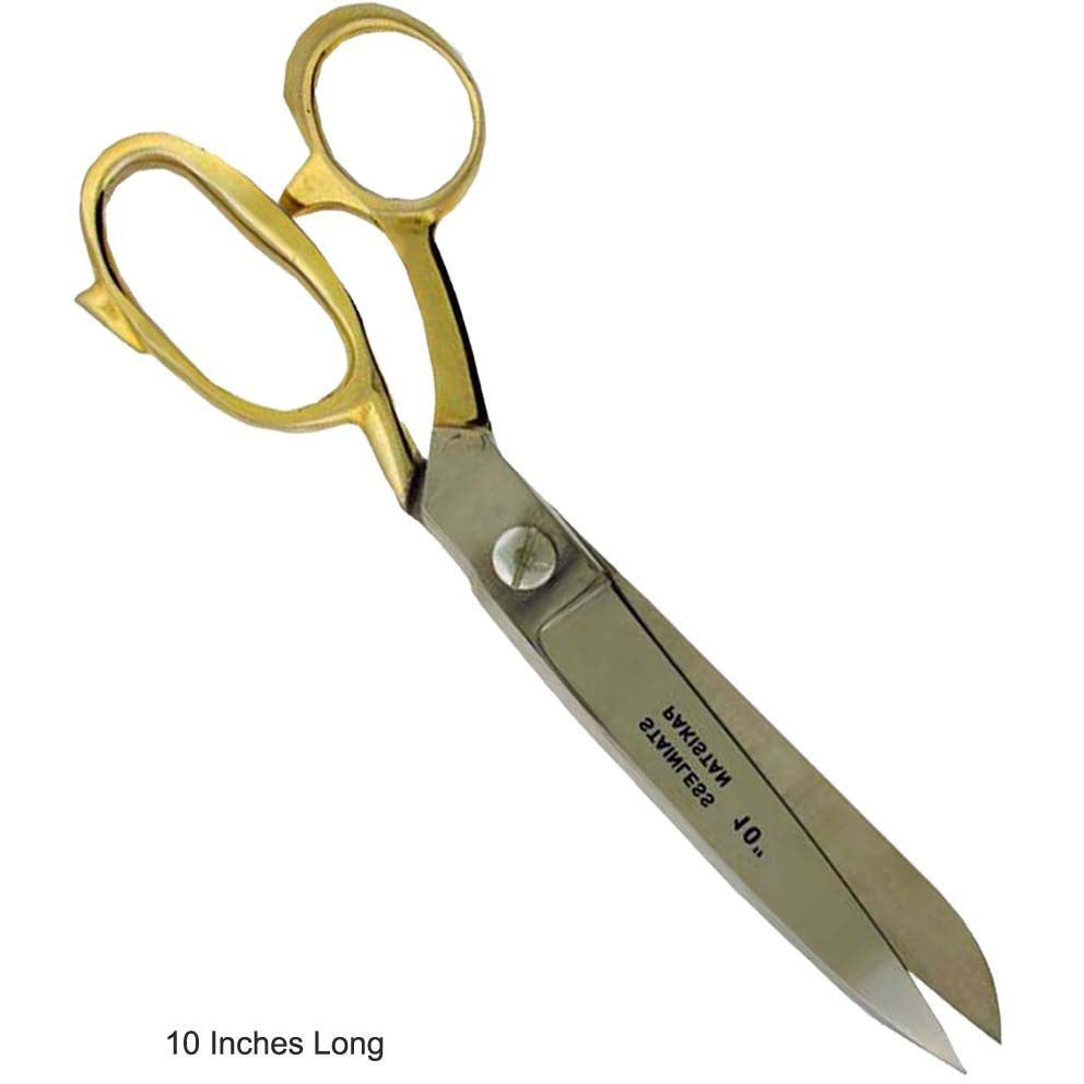 10" Professional Tailor Scissors With Gold-Tone Handles - SC76100 - ToolUSA