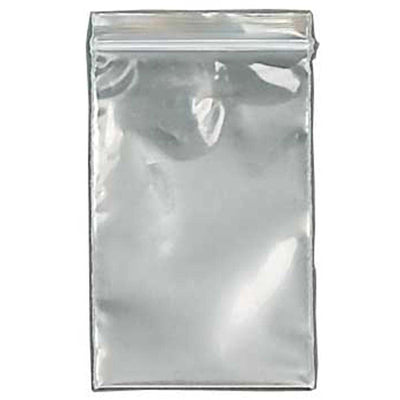 100 Count Plastic Resealable Bags - 3x5 Inch - PLS-23050 - ToolUSA