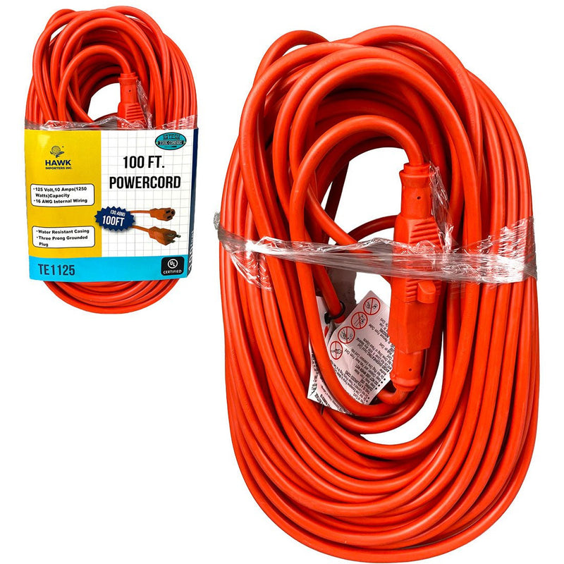 100 Ft. Powecord, UL Certified - TE-01125 - ToolUSA