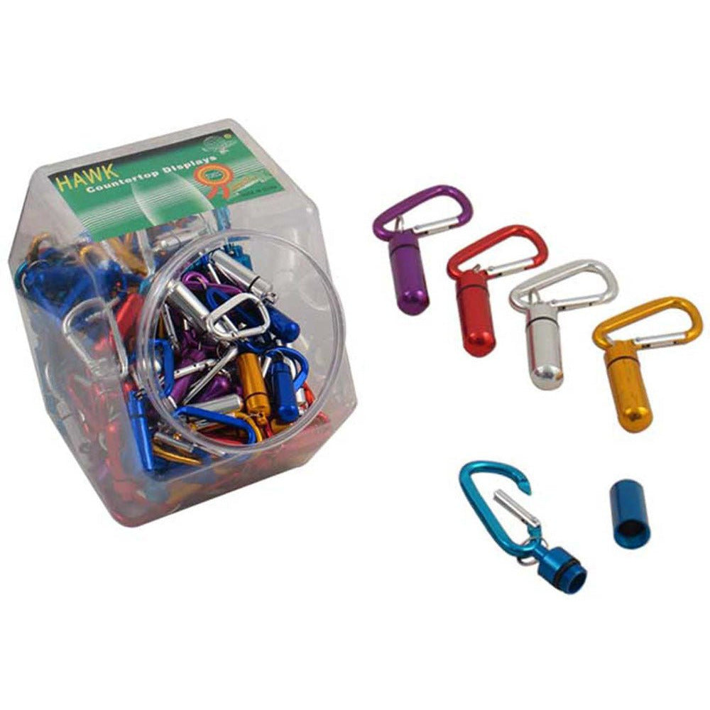 100 Piece Carabiners with Attached Pill Holders - JAR-70205 - ToolUSA