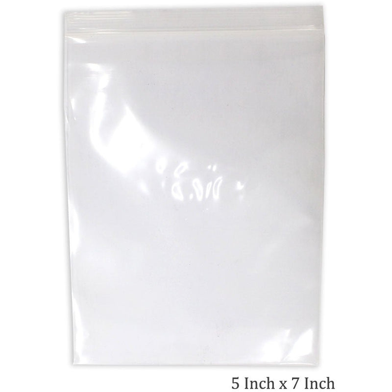 100 Piece Clear Plastic Resealable Bags - ToolUSA