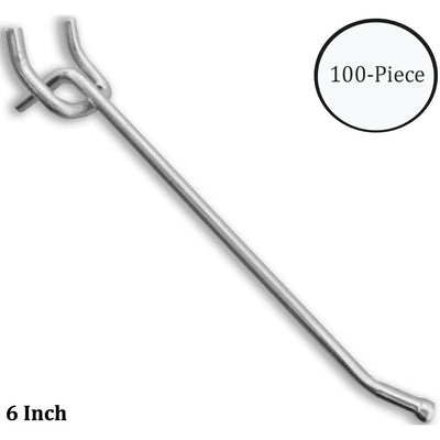 100 Piece Pegboard Hooks - ToolUSA