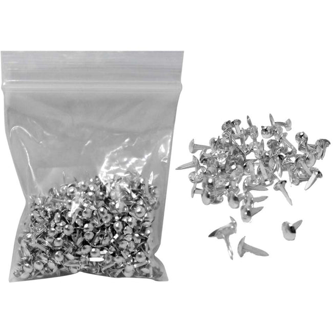 1000 Piece Square Brads - Silver - CR-00841 - ToolUSA
