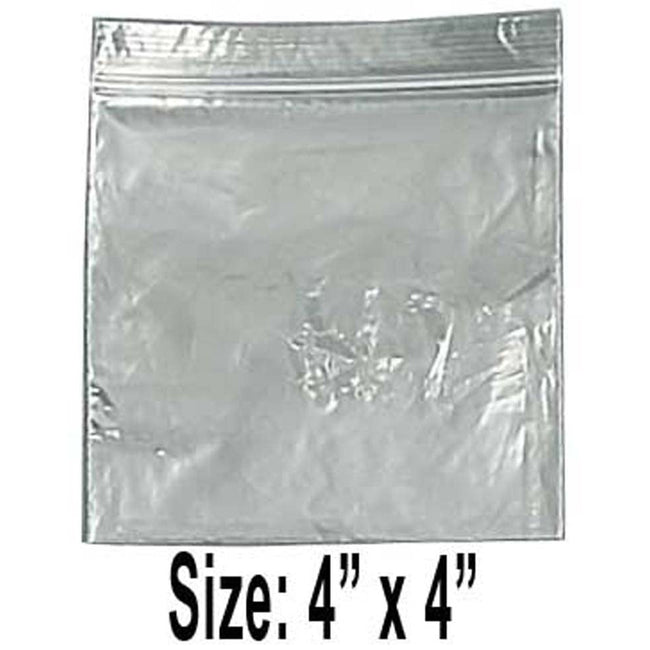 1000 Plastic Clear Resealable Bags - ToolUSA