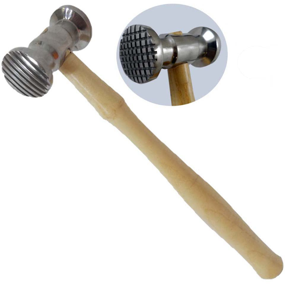 10.5" Double Headed Forming Hammer with Lines & Squares - PH616 - ToolUSA