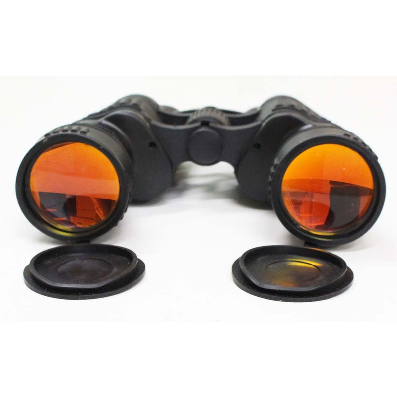 10x Amber Lens Black Binoculars with Compass, 50mm - MG-B-88883 - ToolUSA