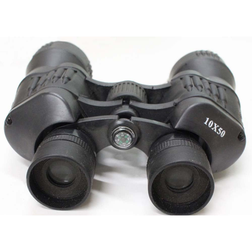 10x Amber Lens Black Binoculars with Compass, 50mm - MG-B-88883 - ToolUSA