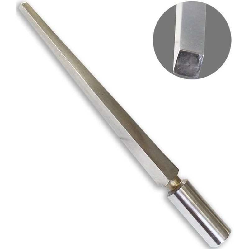 11-1/2 Inch Long Square Shaped Steel Mandrel - TJ-45473 - ToolUSA