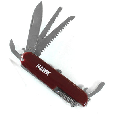 11 in 1 Multi Function Outdoorman's Mini Pocket Knife - PK9811R - ToolUSA