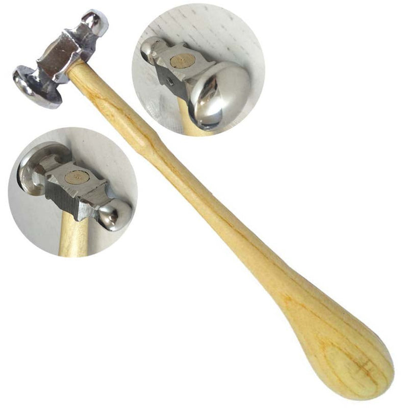11 Inch Chasing Hammer with Convex Steel Head - PH-91251 - ToolUSA