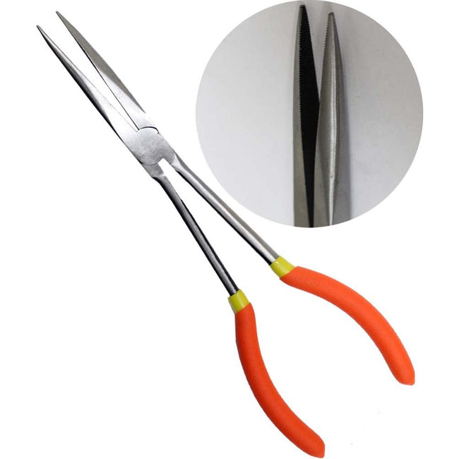 11 Inch Long Nose Pliers - TP-38980 - ToolUSA