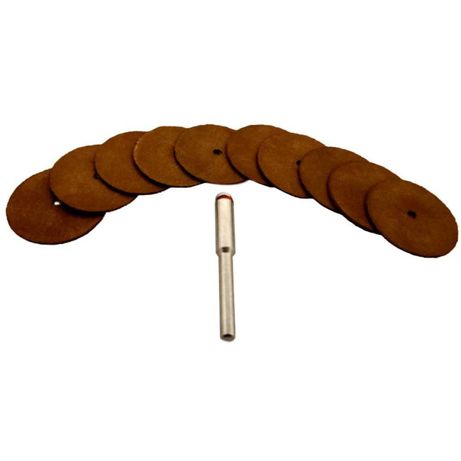 11 Pc. Cut Off Wheels Set - 1/8" Shank (Pack of: 2) - TJ04-04812-Z02 - ToolUSA