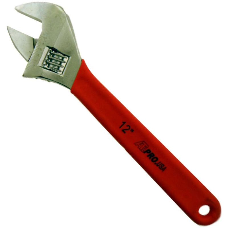 12" Adjustable Wrench - TP3012P-YT - ToolUSA