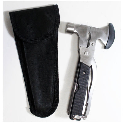 12-in-1 Multi Tool Hatchet Hammer with Belt Pouch - TP-01088 - ToolUSA