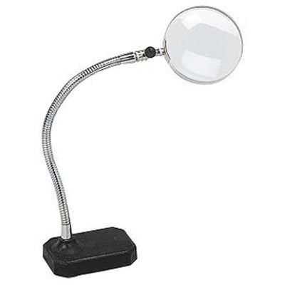 12 Inch Flexible Neck Magnifier 2X Power with Weighted Base - MG-08035 - ToolUSA