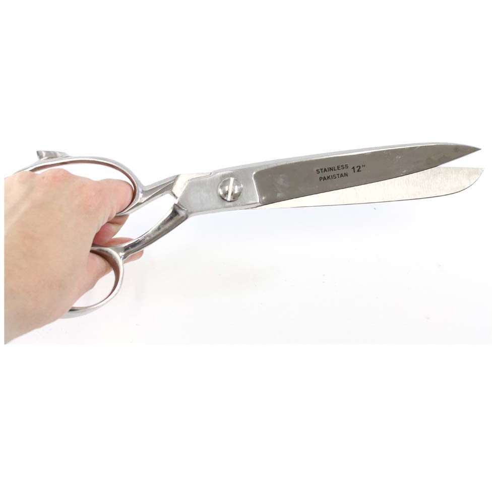 12-Inch Long Heavy Duty Stainless Steel Tailor Scissors - SC-77120 - ToolUSA
